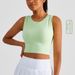 Tongji Garment Women's Sports Bra Medium Strength Shockproof Running Fitness Top Yoga Vest With Breast Pads To Prevent Cup Swinging_ecoleips.com