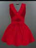 Curvy Women Solid Cross Tie Deep V Sleeveless A-Line Mini Dress, Chic Spring Summer Beach Party Vacation Gown_ecoleips.com