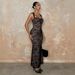 Women's Clothing Sexy Lace Dress Hollow Slim Temperament Elegant Lace Maxi Dress With Sheer Cutouts - Sexy & Sophisticated Summer Dress For Women_ecoleips.com