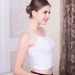 Women's Cotton Short Sleeveless Knitted Camisole Vest For Spring And Summer Fresh Style Student Top_ecoleips.com