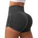 Women's Clothing High-Waisted Wrinkled Yoga Shorts For Women Style Hip Lifting Quick Drying Breathable Sports Fitness Tight Short_ecoleips.com