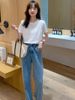 Solid Women Short Sleeve T Shirt Cotton O Neck Loose Black White Basic Thin Tops Fashion Harajuku Casual Outer Wear T-Shirts_ecoleips.com