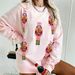 Anime-Inspired Glitter Sweatshirt – Oversized Long Sleeve Graphic Hoodie (XS/S/M/L, Pink/Ivory)_ecoleips.com