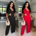 Women's Clothing Fashion Sexy Bow Casual Trousers Two Piece Suit_ecoleips.com