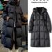girl Girl Girl Black Hooded Down Jacket For Women, Mid-Length, 2025 Winter New Thickened Over-the-Knee Petite Style Long Coat_ecoleips.com
