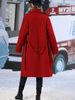 K New Woolen Double Breasted Lace Up Woolen Coat For Women_ecoleips.com