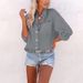 Large Stock Available. New Fashion European And American Women's Clothing, Solid Color Pocket Long-sleeve_ecoleips.com