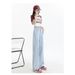 2025 Summer Trend: Light-Colored Straight-Leg Jeans Women, Loose Fit, Draped, Extra-Long Wide-Leg Floor-Length Pants For_ecoleips.com