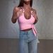 Women's Summer Fashion Hot Girl Tie-Up Inner Strapless Short Vest Top New Clothing_ecoleips.com