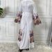 Popular Fashion Women's Cardigan With Embroidery And Mesh Robe Dress 1904_ecoleips.com