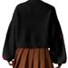 Women’s Clothing Spring And Autumn Jacquard Sweater New Style Outer Wear Loose Casual Knitted Cardigan_ecoleips.com