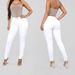 K Fashionable Slim Fit Elastic Denim Shorts For Women_ecoleips.com