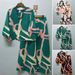 Women's Clothing Casual Matching Suits Bohemian Tops Wide Leg Pants 2 Piece Set_ecoleips.com