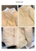 Women's Retro-Chic Cotton Coat With Knot Buttons & Tassels – Stand Collar, Geometric Print, Lightweight Winter Jacket_ecoleips.com