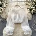 Women's French Shirt Design Niche Three-Dimensional Flower Puff Sleeves Versatile Solid Color Chiffon Long-Sleeved Top Elegant Fashion_ecoleips.com