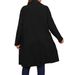 2026 Mid-Length Plus Size Women's Loose Fat Mm Woolen Top Black Jacket Women's Wholesale_ecoleips.com