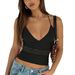 Diyun Cross-Border Foreign Trade 2025 Spring/Summer European And American Sexy Y2K Lace Patchwork Hollow Out Halter Neck_ecoleips.com