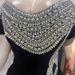 Women's Clothing Rhinestone Design High Slit One Shoulder Sleeveless Black Dress Celebrity Dinner Red Carpet Dress_ecoleips.com