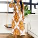C8555 European And American Foreign Trade Fashion Women's Clothing Wholesale Autumn New Printed Long-sleeve_ecoleips.com