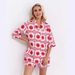 Verve 2025 Spring Summer New Style Lapel Short Sleeve Pocket INS Casual Loose Vacation Two-Piece Set For Women_ecoleips.com