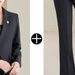 Women's Clothing Business Commuter Interview Suit Jacket Two-Piece Set_ecoleips.com