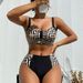 Women's Clothing High Waist Split Bikini Swimsuit Women New Bikini Beach Swimwear_ecoleips.com