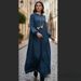 Women's Clothing Modest Abaya Dress Hooded Kaftan Dress With Ethnic Print - Loose Flowy Maxi Dress For Muslim Women, Yoga, Travel & Casual Wear_ecoleips.com