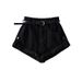 2025s High Waist Wide Leg Denim Shorts For Women 2025 Summer New Loose Fit Petite Rolled Hem Hot Pants Trend_ecoleips.com