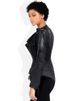 K Tailcoat Slim Fit Waist PU Versatile Jacket Motorcycle Suit Multi-color Rivet Leather Jacket_ecoleips.com