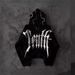Unisex Dark Letter Print Hoodie European American Gothic Style Personality Street Harajuku Trend Loose Sweater_ecoleips.com