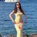 Women Summer Floral Print Lace Splicing Backless Spaghetti Strap Long Dress Casual Vacation Beach Party Evening Flowy Maxi Dress_ecoleips.com