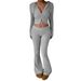 "Women's Cropped Zip-Up Hoodie & Jogger Set – Winter Streetwear Ribbed Fleece Tracksuit (S-XL, Poly-Spandex Blend)"_ecoleips.com