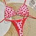 Women's Clothing New Swimsuit Sexy Slim Backless Strawberry Printed Briefs Bikini_ecoleips.com