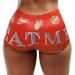 2025s M3057 Summer New Women's Tight Elastic Casual Shorts Lip Letter Print Hot Pants_ecoleips.com