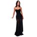 Women's Clothing Sexy And Charming Off-Shoulder Strapless Maxi Dress Sheer Mesh For Cocktail Party/Banquet Style Summer Women's Clothing/Dress_ecoleips.com
