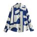 Summer New Printed Turn-Down Collar Sleeve Shirt Drawstring Casual Long Pants Silk Satin Texture Set For Women_ecoleips.com