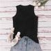 Women's Sleeveless Casual T-Shirt Spring/Summer New Style A12 Print_ecoleips.com