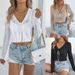 2026 Spring/Summer European And American Casual Lace-Up Hollow Long-Sleeve Knit Cardigan Jacket Cross-Border_ecoleips.com