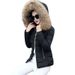 Women's Clothing New Down Cotton Jacket Women's Short Autumn And Winter Women's Cotton Coat Large Fur Collar Cotton Jacket_ecoleips.com