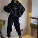 Hot Sale European American Foreign Trade Spring And Autumn Women's Fashion Hooded Printed Sweatshirt Sports_ecoleips.com