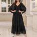 Floral Pleated Long Dress Heavy Duty Summer New Style Loose Fit Slimming Elegant Dress For Women_ecoleips.com
