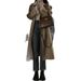 Khaki Trench For Women, Mid-length, 2026 Spring/autumn New Korean Petite British Style, High-end Coat_ecoleips.com