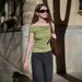 Voya Women's Sexy Imperial Style T-shirt For Spring And Summer, Fashionable One Neck Design Top_ecoleips.com