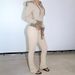 Women's Clothing Contrast Waist Stitching Flared Knitted Sweatpants Slim Fit Fitness Pants Casual Trousers_ecoleips.com