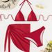 Women’s Clothing Small Floral Lace Three Piece Sexy Bikini Split Swimsuit Swimsuit Women_ecoleips.com