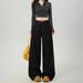 Black Gold Spring/Summer Straight-Leg Jeans For Women 2025 Autumn New High-Waisted Loose Wide-Leg Pants_ecoleips.com