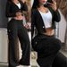 Fashion Women's Wide Leg Pants Overalls Casual Cotton Polyester Clothing Trendy Spring Autumn_ecoleips.com
