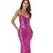 Women's Clothing Party Sequin Sexy Dress Dress (4 Colors)_ecoleips.com