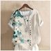 2025 Fashion Women's Clothing Round Neck Shirt New JM05_ecoleips.com