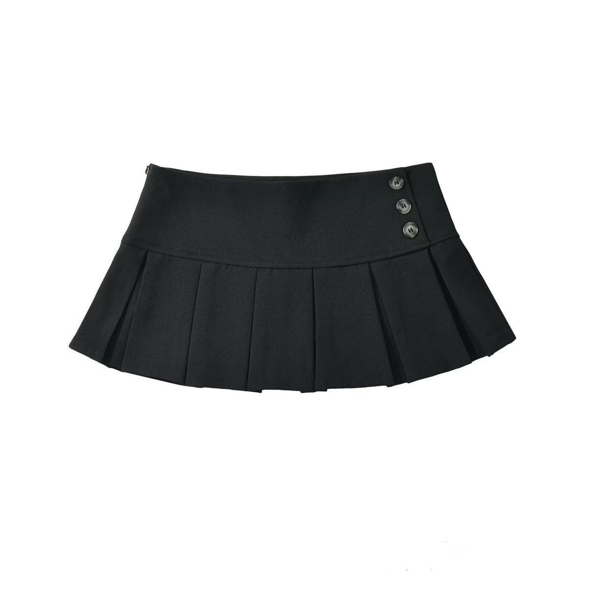 Women's Clothing Design Fashion Casual Style All Match Retro Pleated Skirt_ecoleips.com